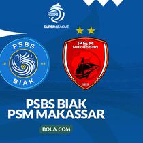 Cover prediksi PSBS Biak Vs PSM Makassar - BRI Super League. (Bola.com/Gregah Nurikhsani)