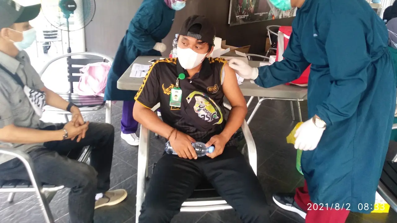 Puluhan Ribu Buruh Divaksinasi Covid-19 di Kota Tangerang