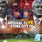 Arsenal FC vs Stoke City (Liputan6.com/Abdillah)