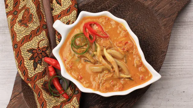 gulai jantung pisang