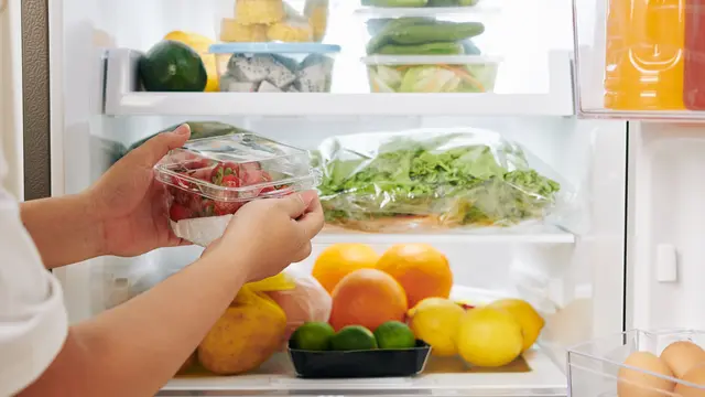 menyimpan makanan di kulkas