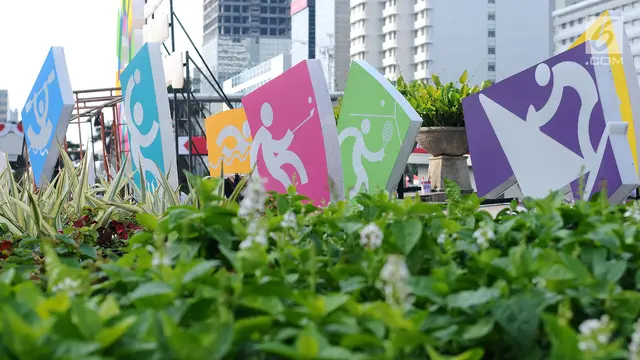 Sambut Asian Games 2018, Karakter Cabang Olahraga Hiasi Jakarta