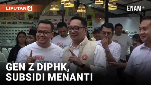VIDEO: Ridwan Kamil Janji Berikan Subsidi Untuk Gen Z yang Diphk