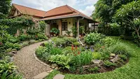 7 Ide Rain Garden di Sudut Pekarangan agar Lebih Asri dan Fungsional