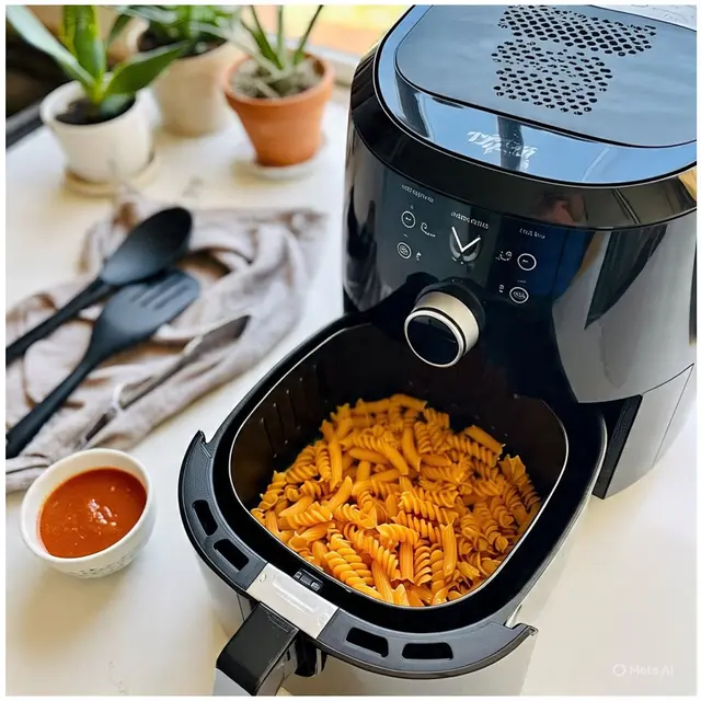 Penggunaan Air Fryer/Ilustrasi Meta AI