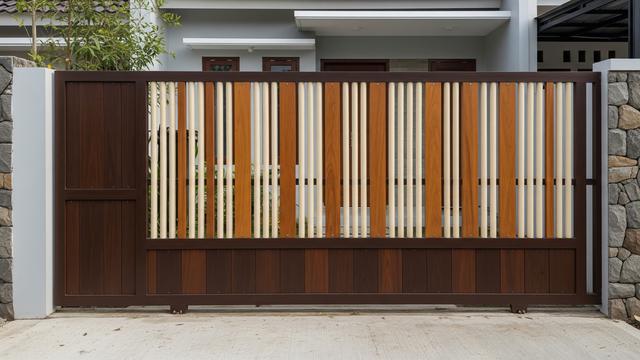 9 Model Pagar Rumah Kombinasi Pipa PVC dan Kayu, Estetik dan Ekonomis