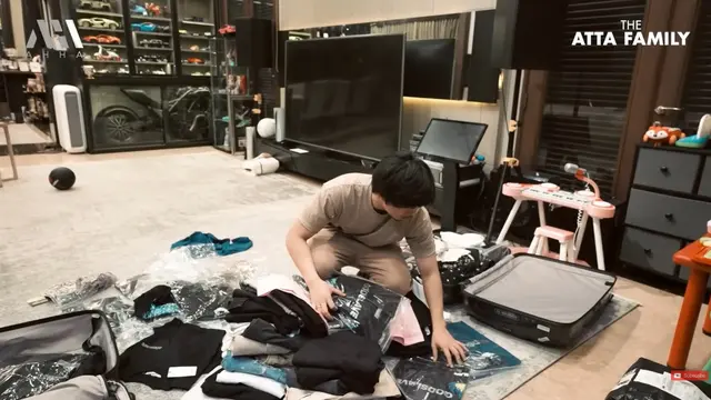 Persiapan Atta Halilintar, Aurel Hermansyah dan Ameena mudik ke Jember. (Foto: Instagram/attahalilintar)