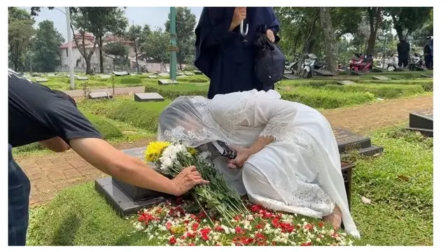 Suami Meninggal Sebelum Gelar Resepsi, Ini 6 Potret Kenangan Pernikahan Sania