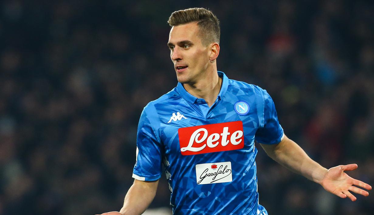 6. Arkadiusz Milik (Napoli) – 10 gol dan 1 assist (AFP/Carlo Hermann)