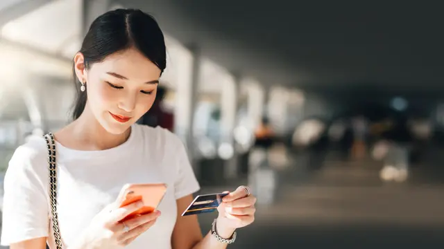 Ilustrasi pembayaran digital
