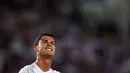 Ekspresi kekecewaan Cristiano Ronaldo. (AFP Photo/Johannes Eisele)