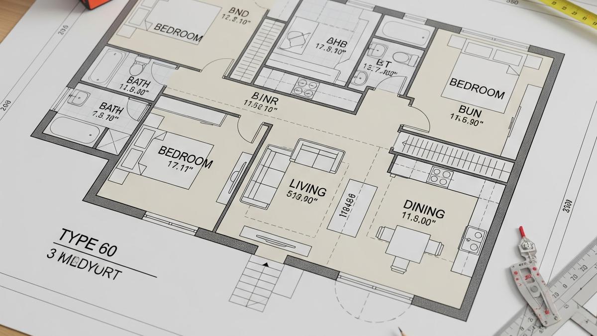 8 Inspirasi Denah Rumah dengan 3 Kamar Tidur, Hunian Ideal Keluarga Modern