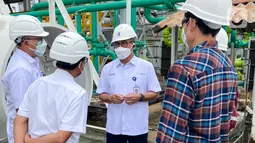 Berdasarkan perhitungan Kemenperin, kebutuhan tabung gas oksigen di beberapa provinsi di Jawa serta Bali diperkirakan mencapai 20.000 tabung dengan kapasitas nasional produksi oksigen sebesar 1.700 ton per hari. (Liputan6.com/HO/PKT)