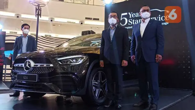 Mercedes GLA 200 AMG Line dibanderol dengan harga Rp 761 jutaan off the road (Fahmi/Liputan6)