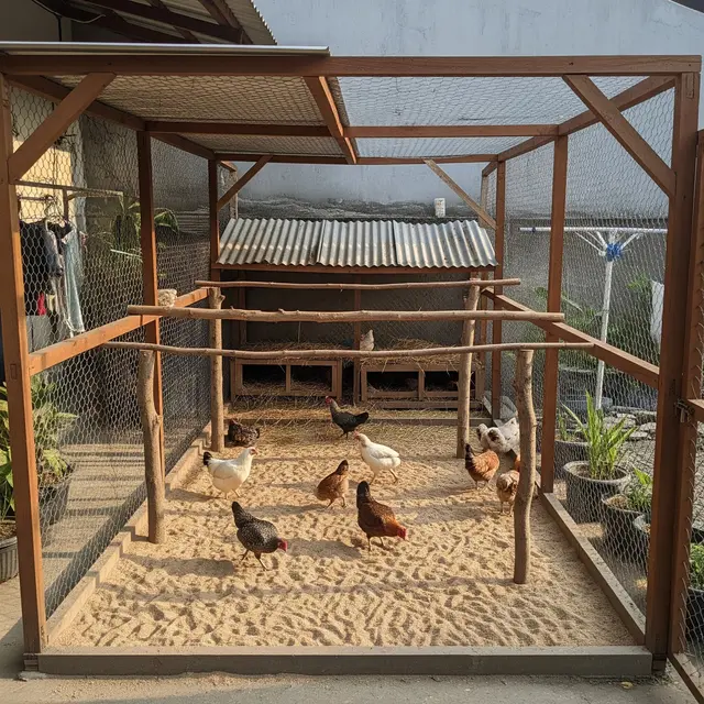 9 Desain Kandang Ayam Umbaran di Rumah