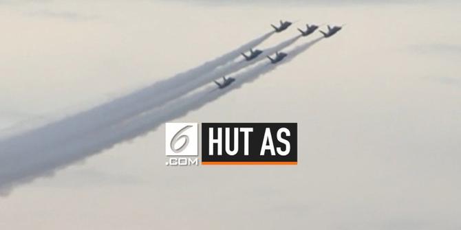 VIDEO: Aksi Akrobatik Pesawat AS di Atas Gedung Putih