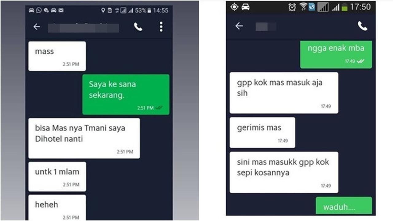 6 Chat Ojek Online dengan Penumpang Ini Bikin Mikir Aneh-Aneh