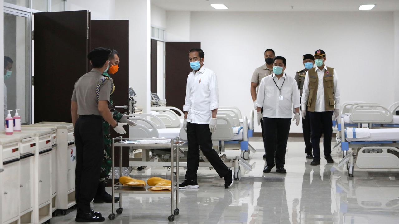 Jokowi Pastikan RS Darurat Siap Beroperasi