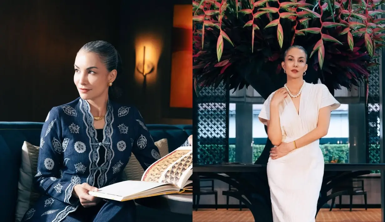 Nadya Hutagalung kembali tunjukkan pesonanya saat staycation di hotel ternama di Jakarta. Kali ini, ia tampilkan pesona anggun yang khas old money [@nadyahutagalung]