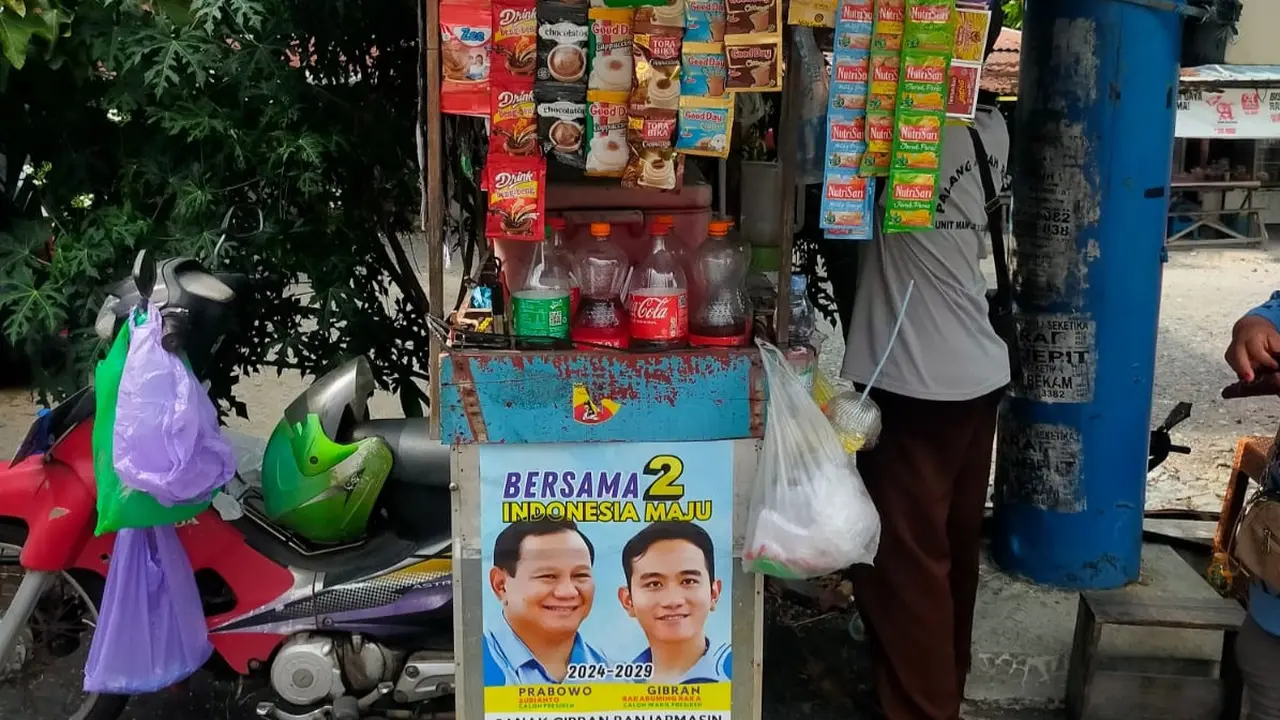 Stiker Prabowo-Gibran