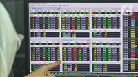 Merujuk data RTI Business, Indeks Harga Saham Gabungan (IHSG) berada di zona hijau pada akhir perdagangan hari ini, Selasa (19/11/2024). (Liputan6.com/Angga Yuniar)