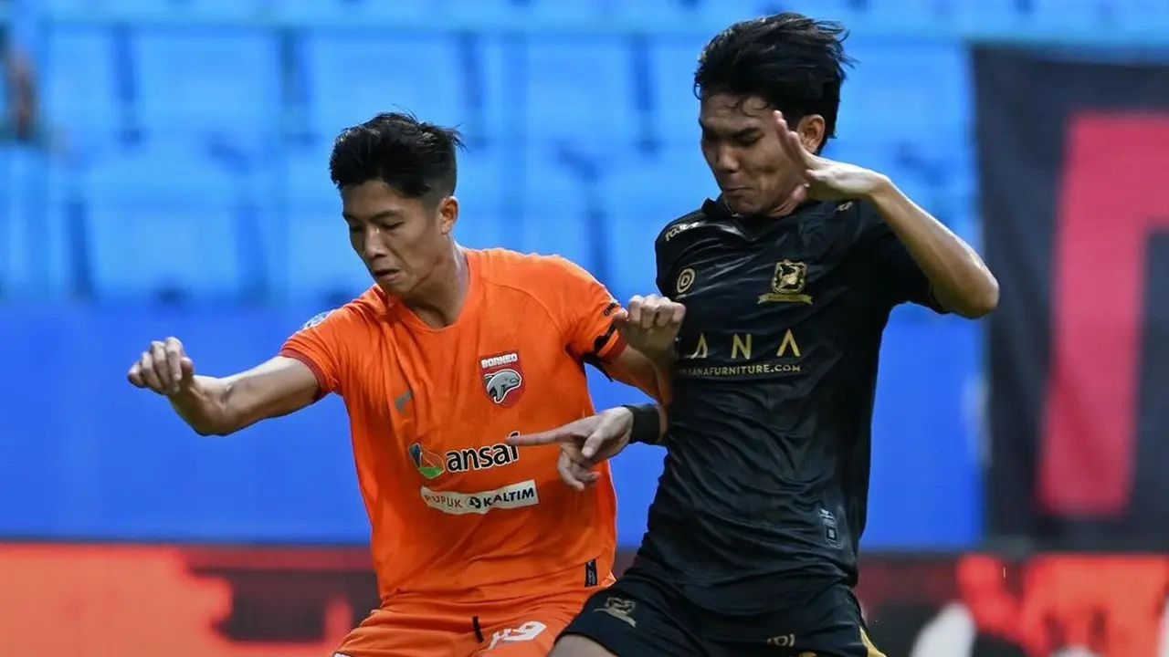 Win Naing Tun - Borneo FC Samarinda Vs Madura United di BRI Liga 1 2023/2024
