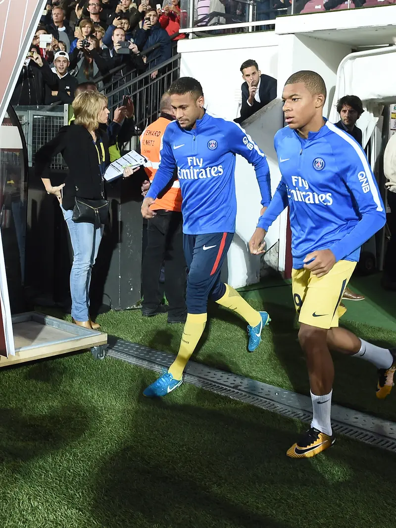 PSG-Neymar-Kylian Mbappe 