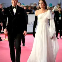 Kate Middleton dan William di BAFTA 2023 (Instagram @princeandprincessofwales)