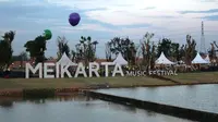 Lippo Group menggelar event Meikarta Music Festival di lahan terbuka hijau seluas 100 ha bernama Central Park, Meikarta.