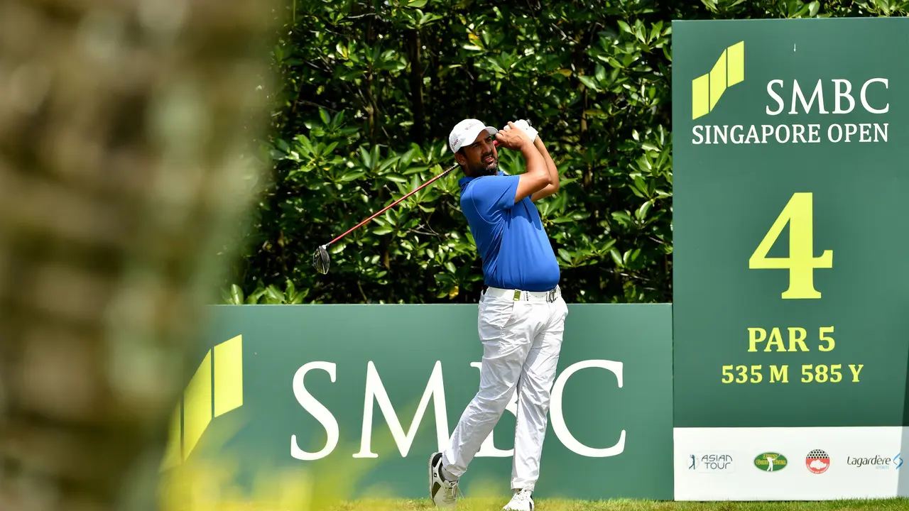 Pegolf asal India, Shiv Kapur (Ahmad Fawwas Usman/Liputan6.com)