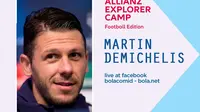 Martin Demichelis akan menyapa Sahabat Bola.com via Facebook Live.  (FOTO / Ist)