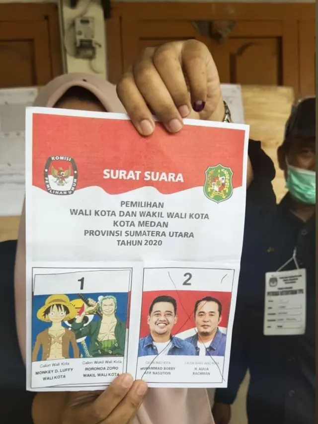 7 Catatan dan Foto Nyeleneh Pemilih di Surat Suara Pilkada 2020