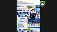 Cek Fakta: Tidak Benar Link Pendaftaran Rekrutmen Bersama BUMN 2026