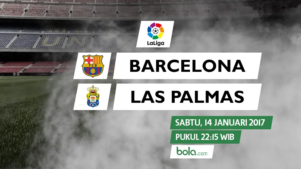 La Liga_Barcelona vs Las Palmas (Bola.com/Adreanus Titus)