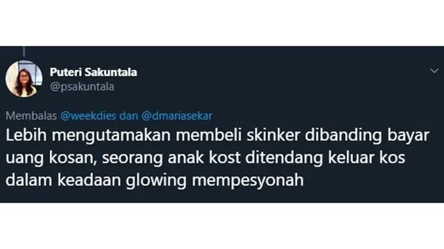 5 Cuitan 'Lebih Mengutamakan Skincare' Ala Netizen Ini Kocak Banget