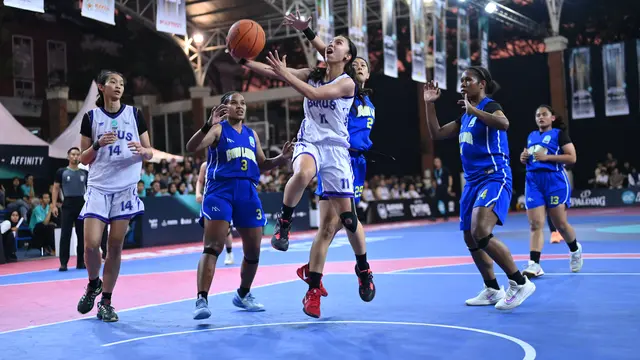Tim putri Binus beraksi di semifinal Campus League 2026 regional Jakarta