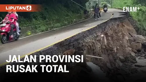 VIDEO: Jalan Provinsi Padang-Bukittinggi Putus Dihantam Banjir Bandang