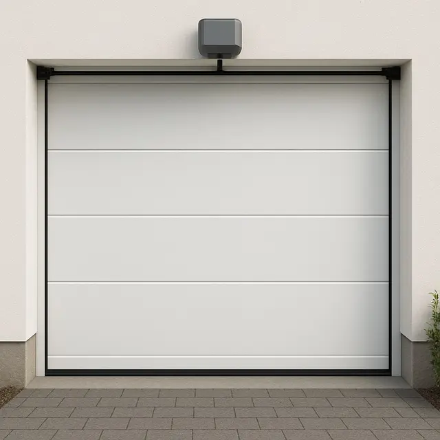 Model Pintu Garasi Rumah Terbaru yang Fungsional dan Estetik/AI