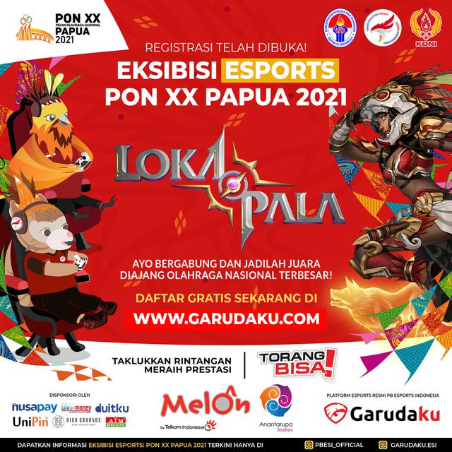 Hore, PON XX Papua 2021 Pertandingkan Gim Lokapala dari Melon Indonesia