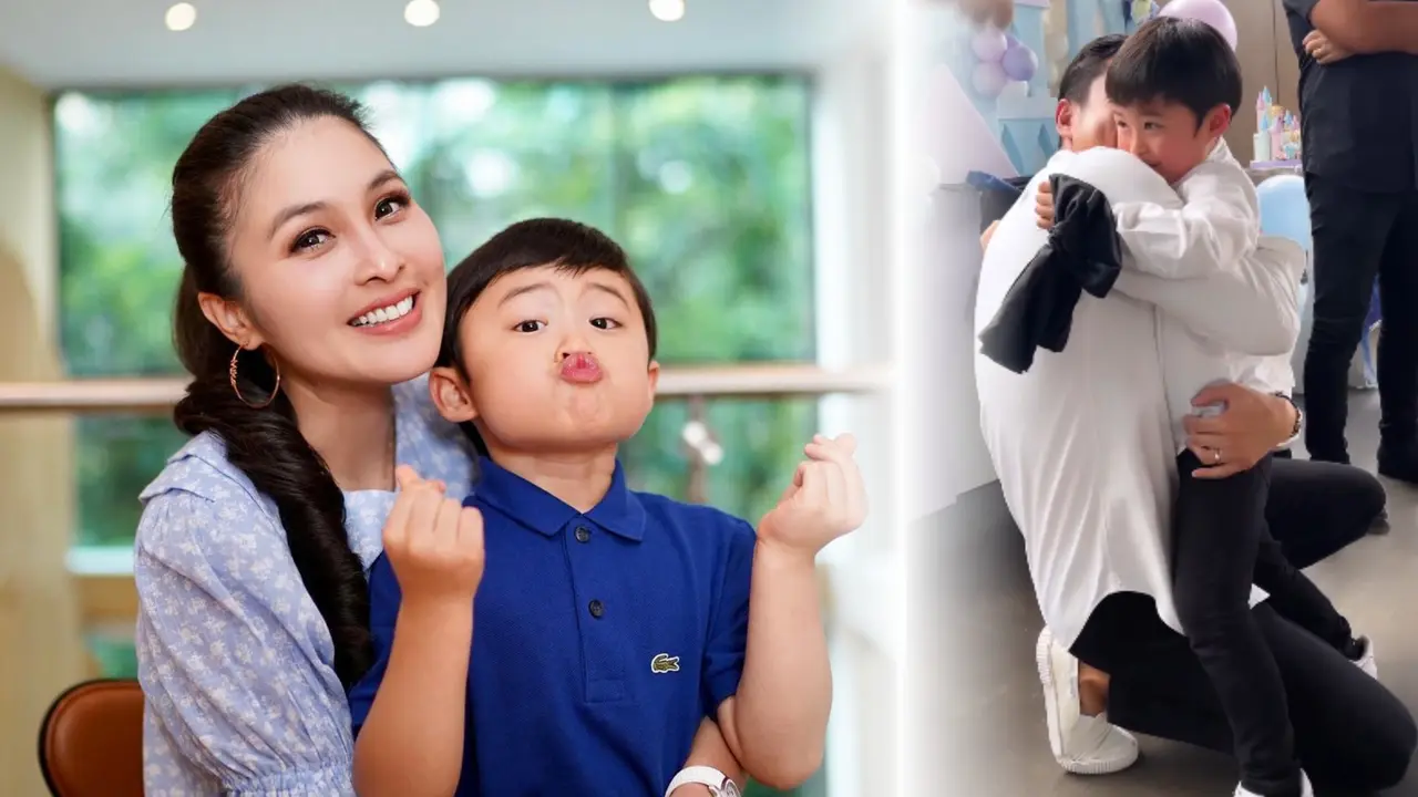 Potret Sandra Dewi bersama Raphael Moeis