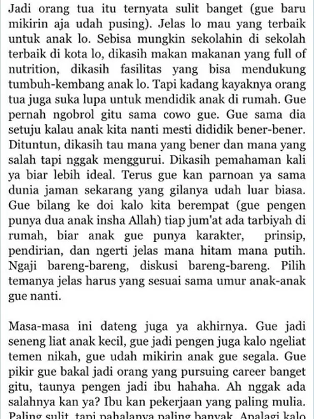 Gita Savitri Pernah Ingin Punya Dua Anak sebelum Akhirnya Kini Memutuskan untuk Childfree