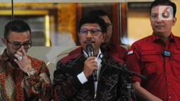 Johnny G Plate mengatakan dirinya menghormati proses hukum yang dilakukan Kejagung. (merdeka.com/Imam Buhori)