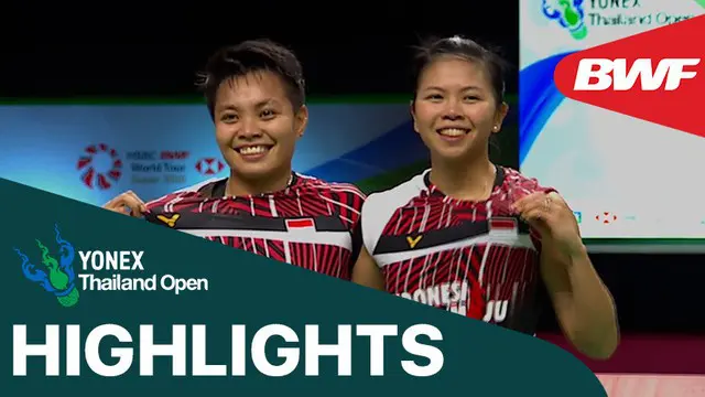 Berita video highlights kemenangan Greysia Polii / Apriyani Rahayu atas wakil dari Korea Selatan pada semifinal Thailand Terbuka 2021, Sabtu (16/1/2021).