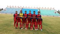 Tim Pra PON Kalteng siap menjalani babak kualifikasi zona Kalimantan yang digelar di Banjarmasin. (Bola.com/Robby Firly)