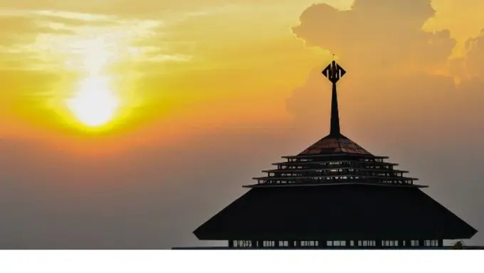 [Bintang] Ilustrasi masjid yang dibangun Ahmad Noeman