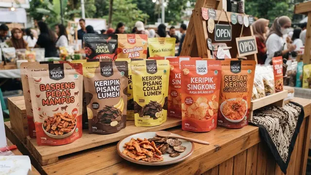 Keripik dan Snack Kekinian