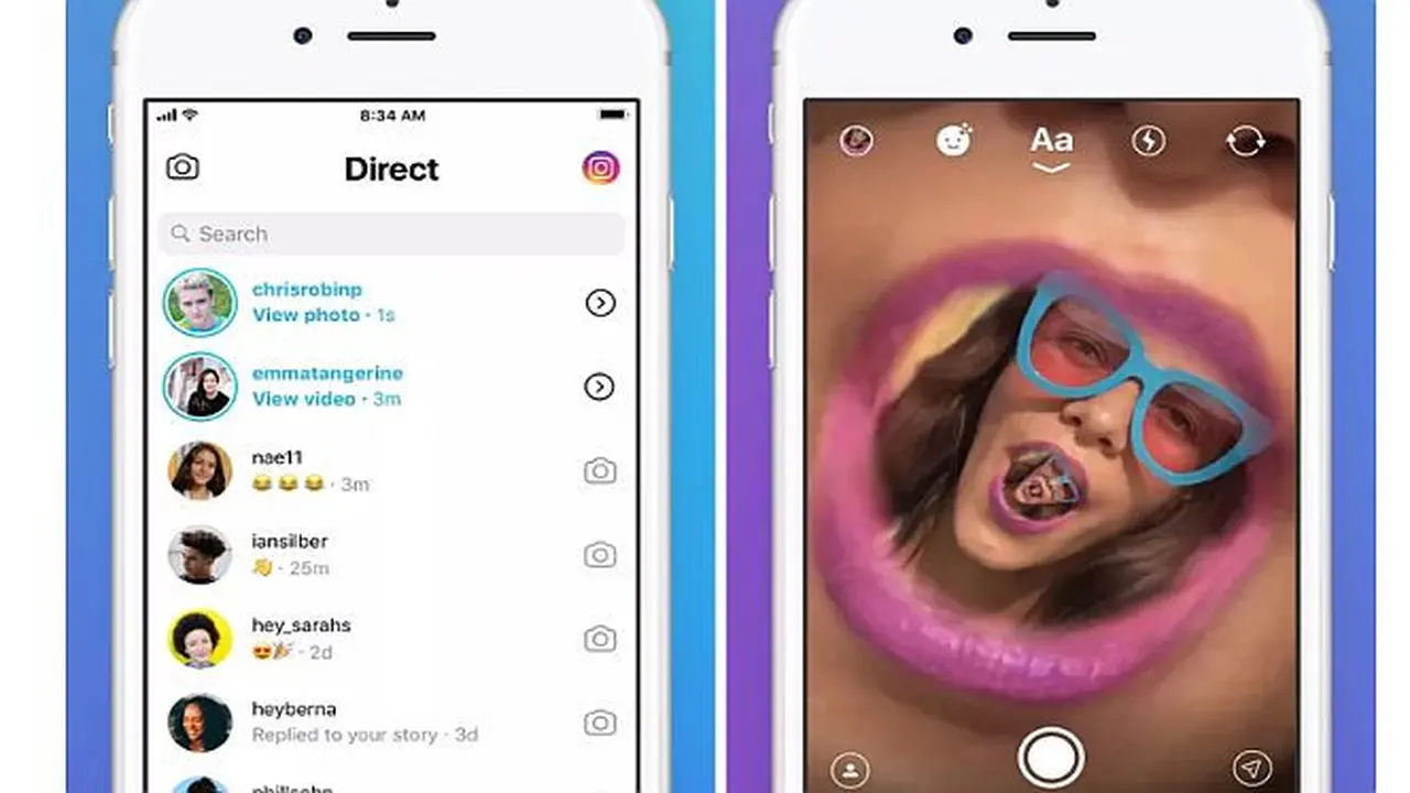 Aplikasi Instagram Direct