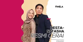 Desta dan Natasha Resmi Cerai