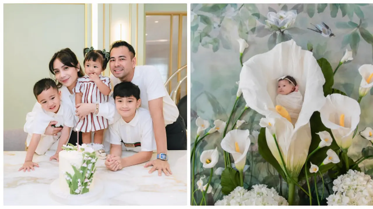 6 Potret Ultah Lily Anak Raffi dan Nagita ke-1 Tahun, Foto Baby Born Bikin Gemas