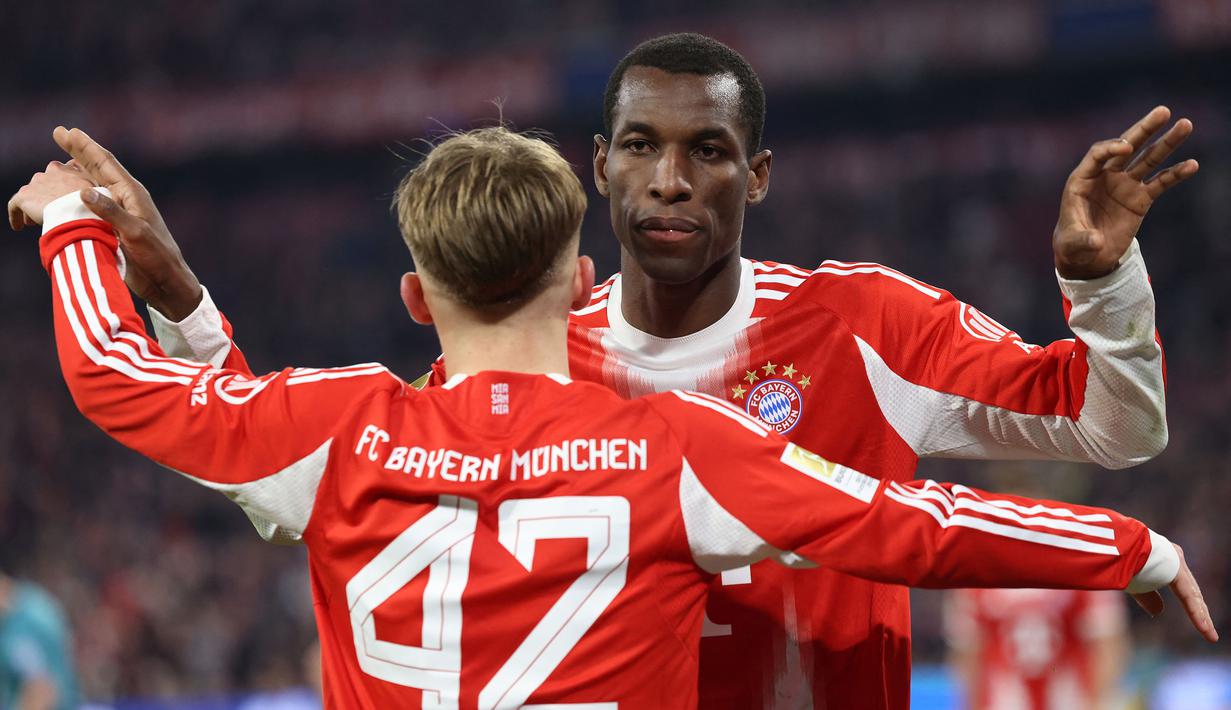 Namun, pemain andalan Timnas Indonesia tersebut tak mampu meredam dominasi tuan rumah Bayern Munchen. Skuad berjuluk Die Fohlen dihajar dengan skor 1-4. (AFP/Alexandra Beier)